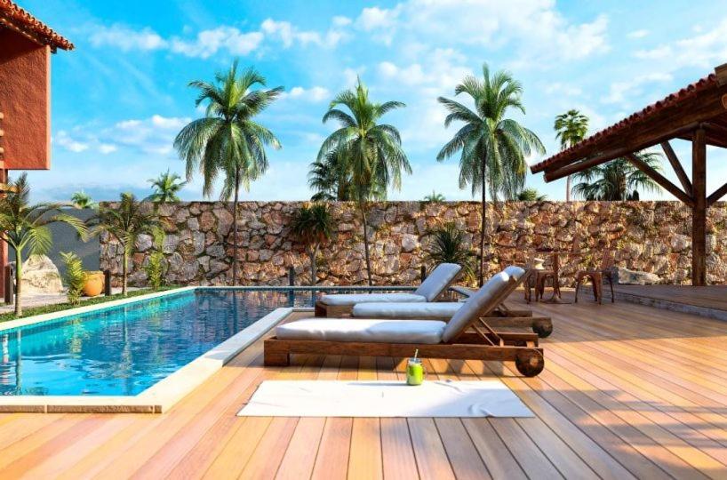 Casa Na Praia Com Piscina Luis Correia Exterior photo
